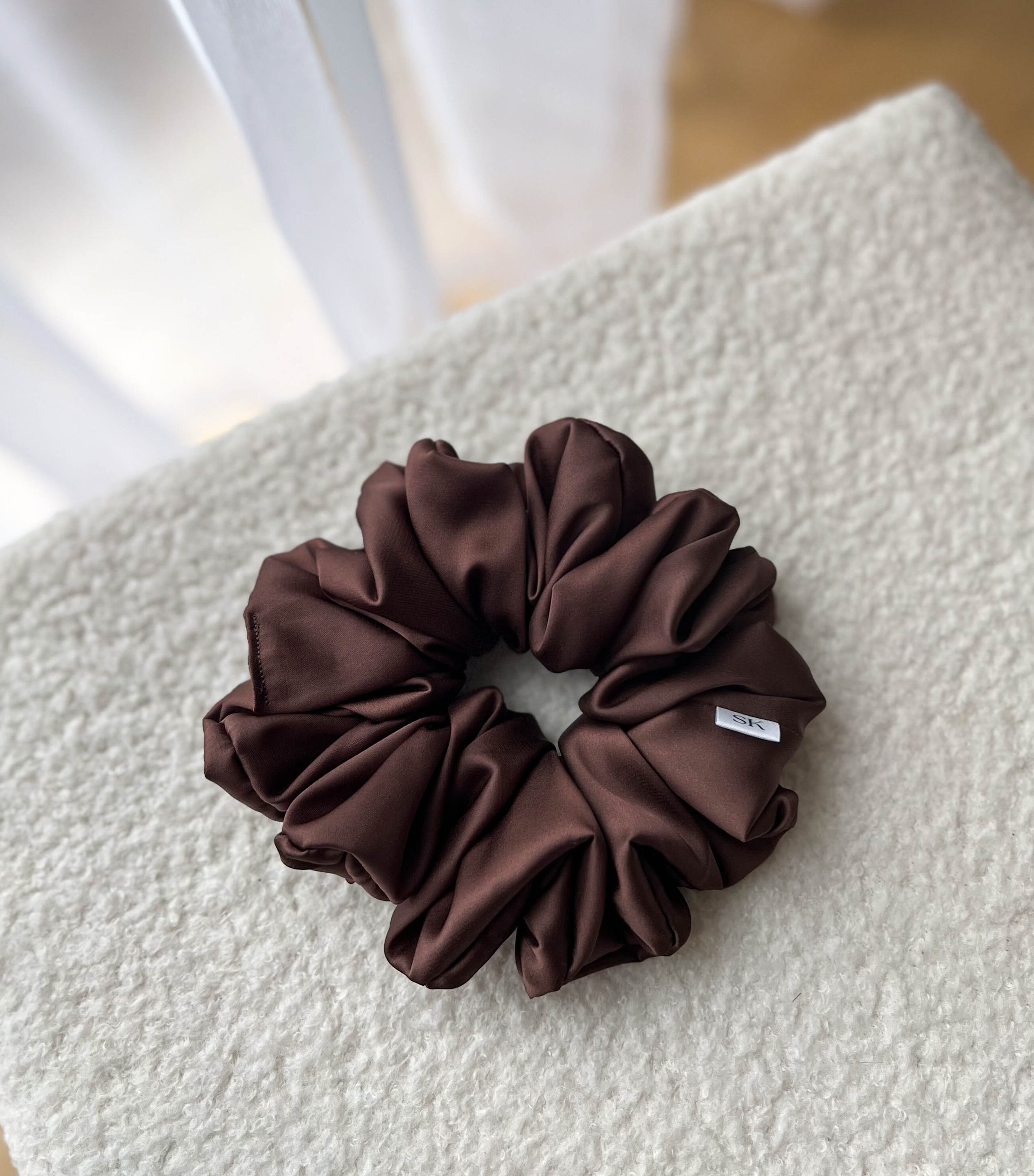 Scrunchie BASIC - Choco - obrazek 2