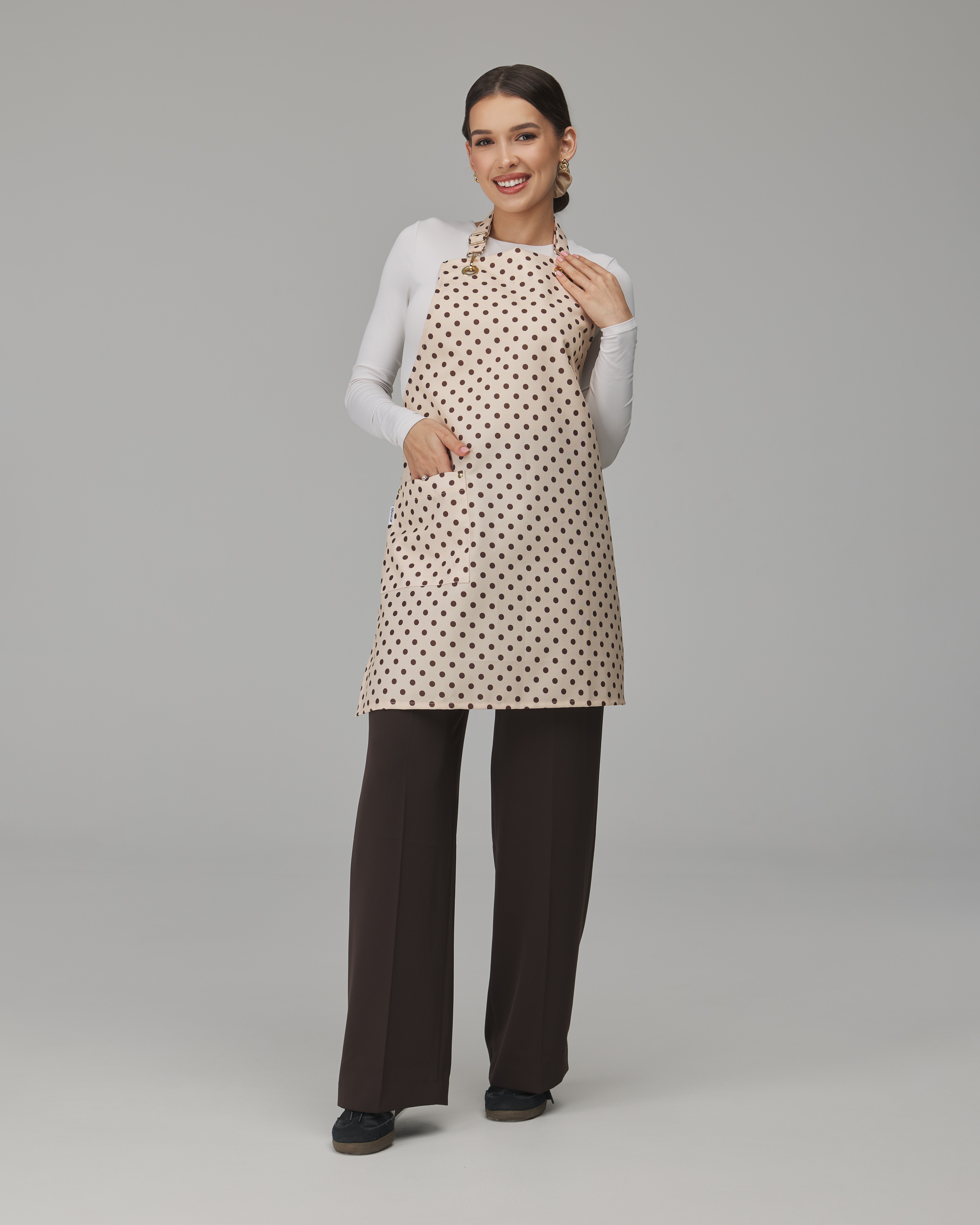 Fartuszek Ochronny BASIC – Toffee - obrazek 2