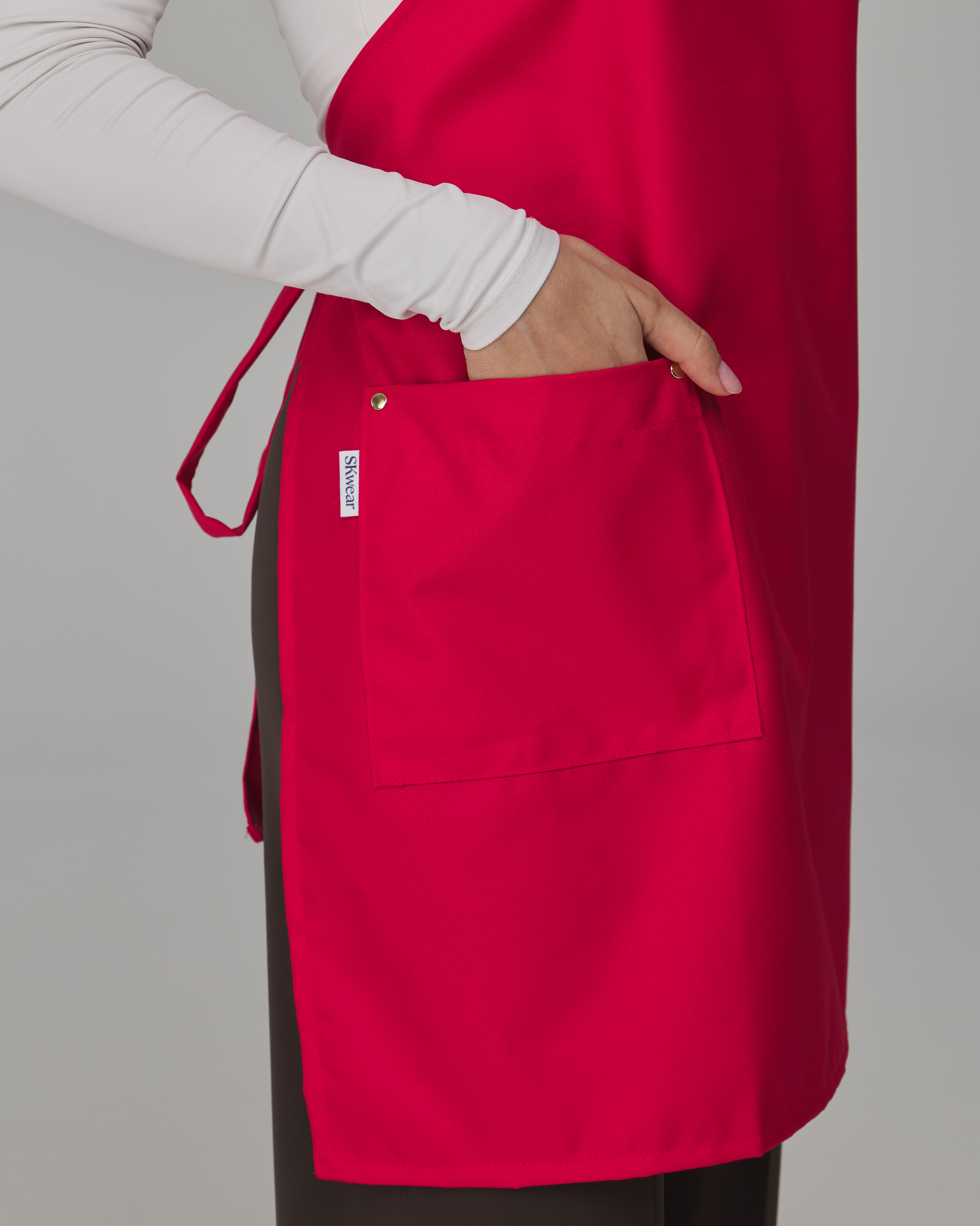 Fartuszek Ochronny BASIC - Ruby - obrazek 2