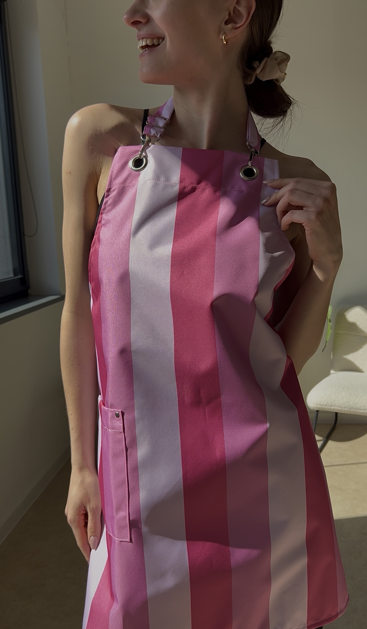 Fartuszek Ochronny BASIC - Pink Lady - obrazek 3