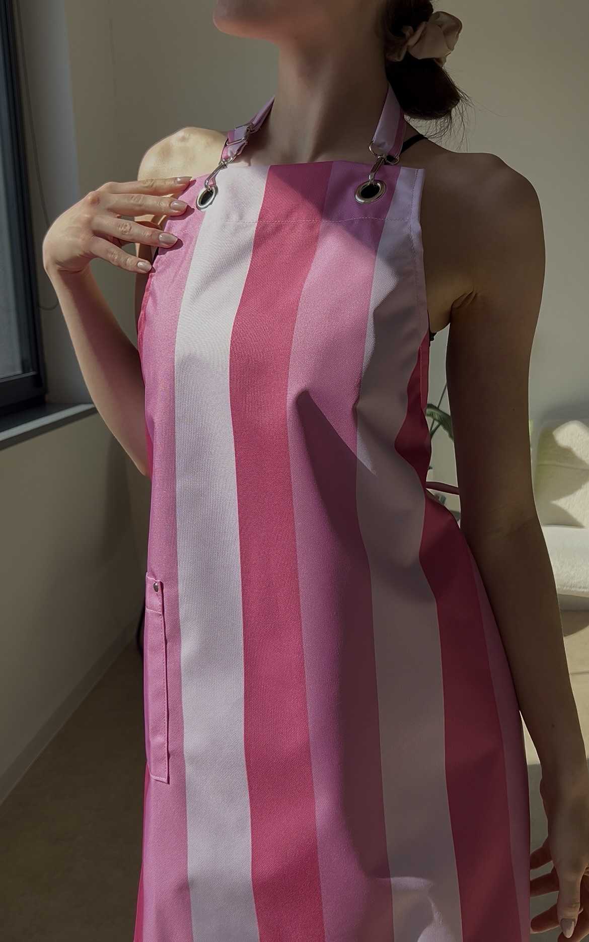 Fartuszek Ochronny BASIC - Pink Lady - obrazek 2